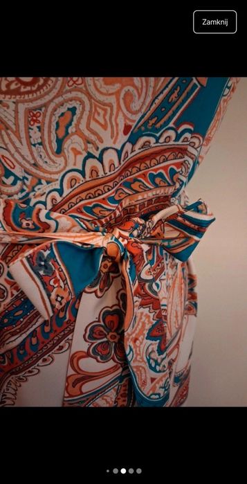 Sukienka letnia wygodna nowa luźna miękka r 44