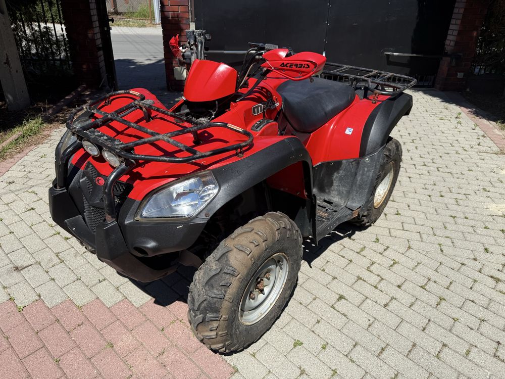 Kymco Mxu 500 z 2008 roku 4x4 hak