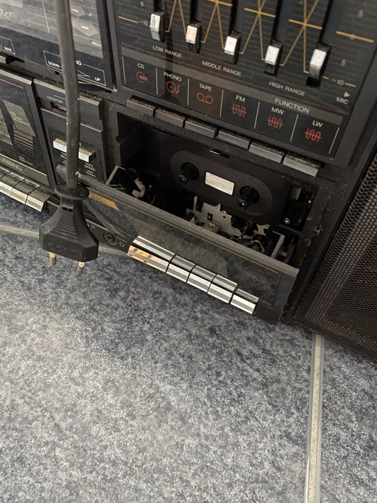 Radio samsung antigo a funcionar