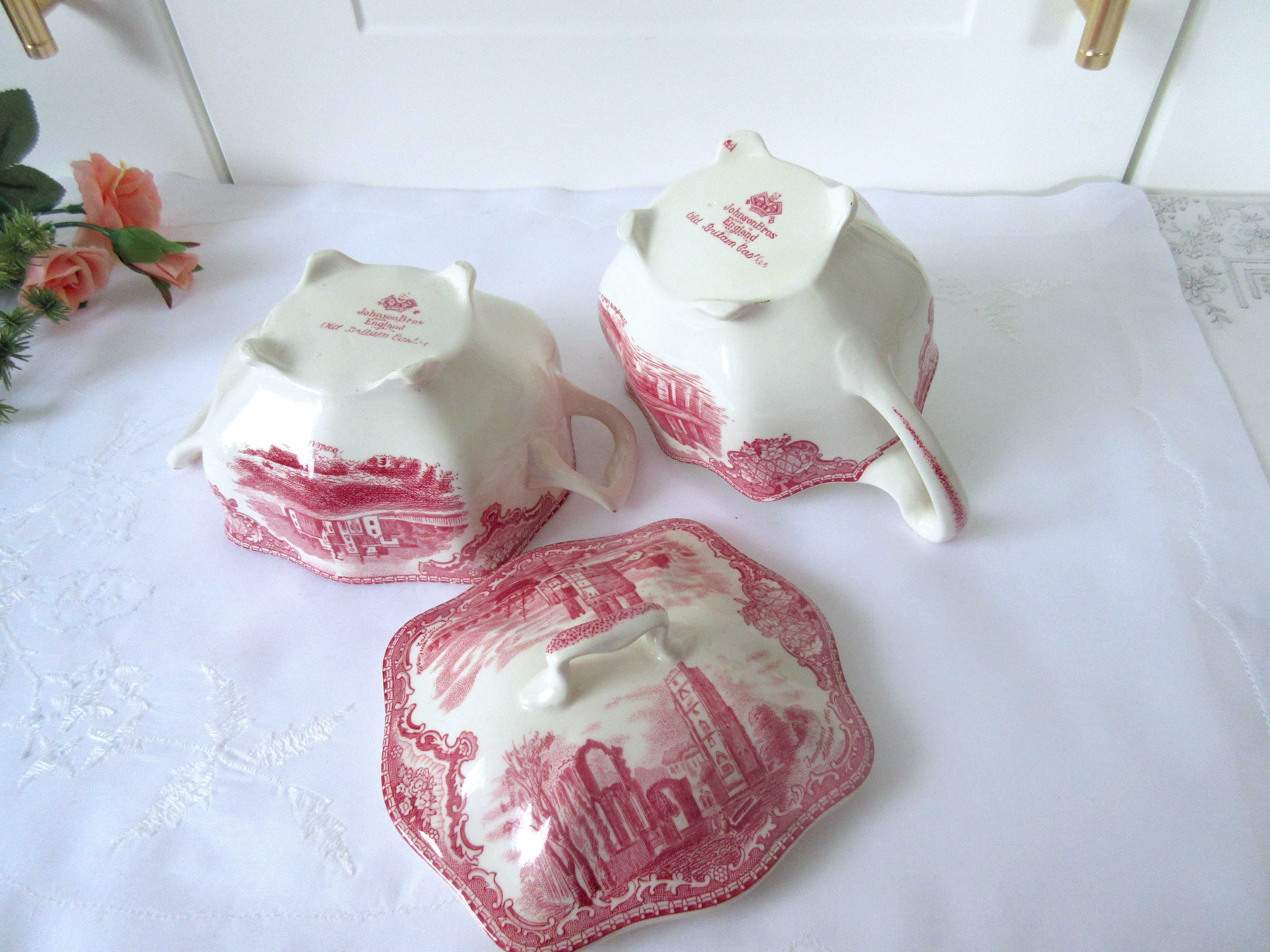 Cukiernica Mlecznik Johnson Bros angielska porcelana