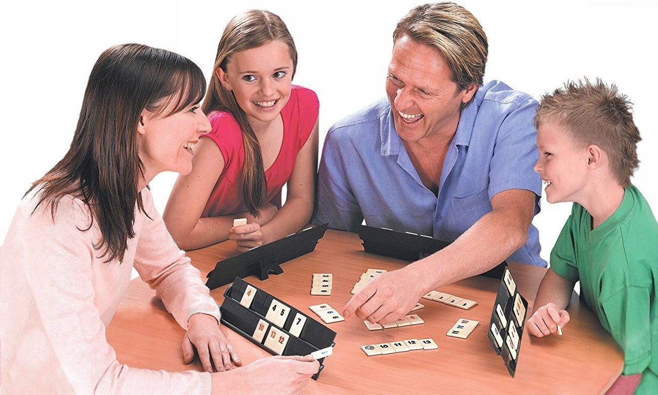 GRA RUMMIKUB STANDARD gra liczbowa dla całej rodziny super zabawa