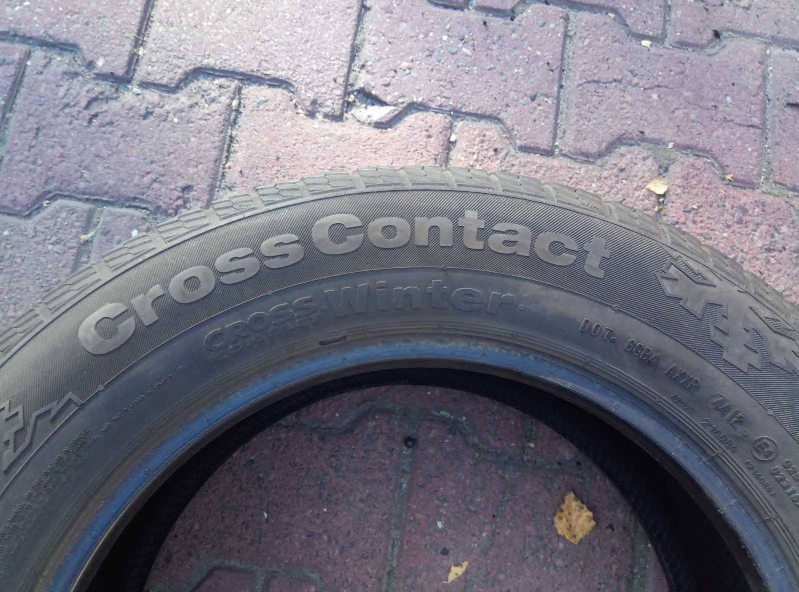 Używane opony zimowe 195/70R16 Continental