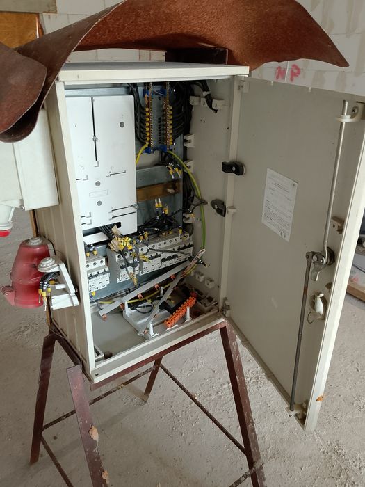 Skrzynka elektryczna budowlana prąd budowlany