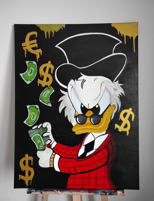 Milioner Obraz Malowany Akrylowymi Farbami