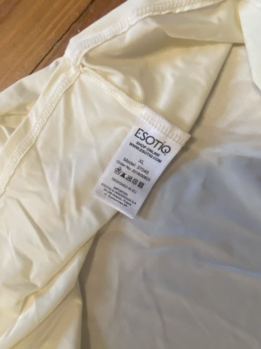 Seksowna koszulka nocna Esotiq – beżowa, rozmiar XL