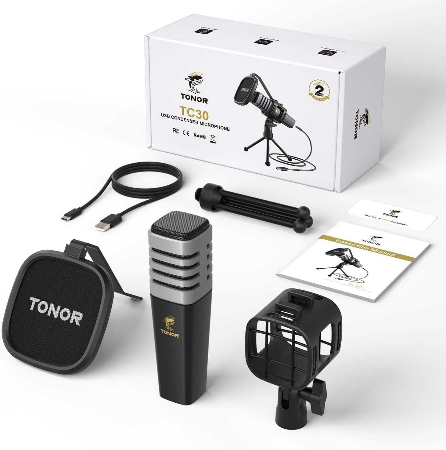 Mikrofon USB - Tonor TC30 Nowy