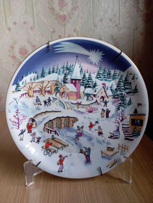 Pratos porcelana de Natal SPAL