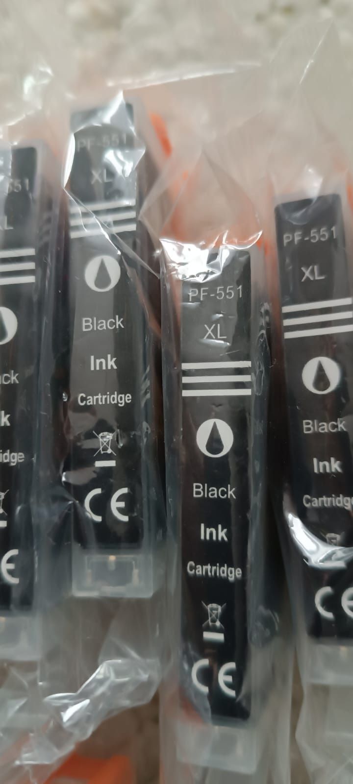 Tusze PF-550, PF-551 XL, PGI-550, CLI-551 XL do drukarek Canon z chip