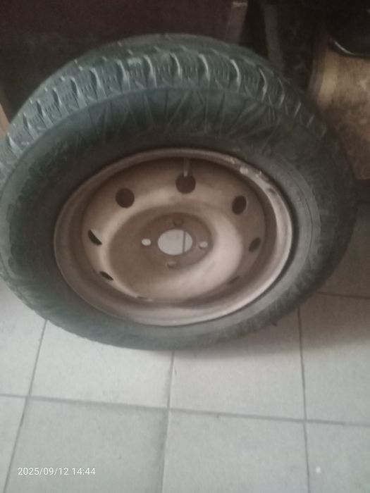 Колесо 1 шт с с резиной лето 185/70 r 14 (4 болта)