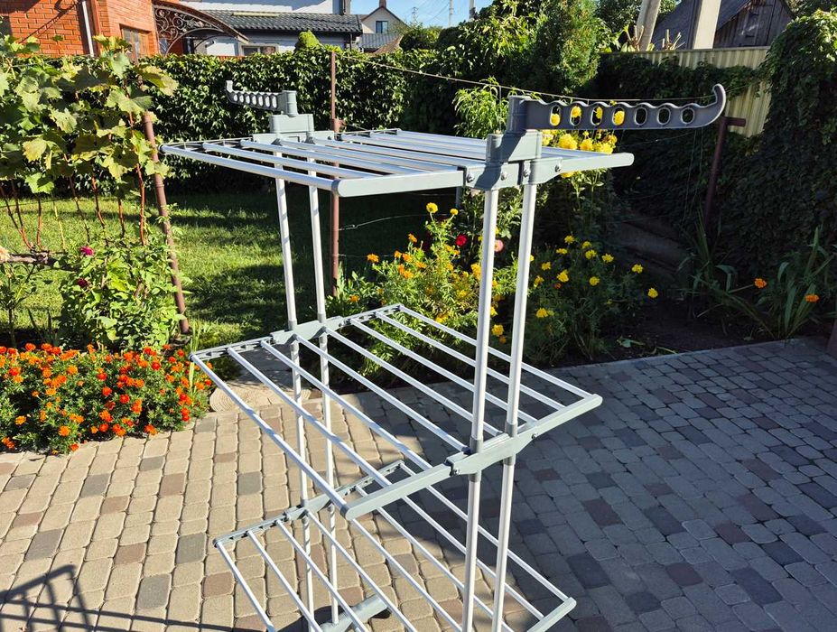 Сушарка для одягу багаторівнева компактна пересувна нова