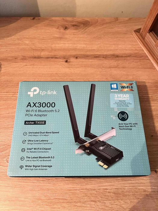 Bezprzewodowa Karta sieciowa AX3000 TP-Link ARCHER TX55E