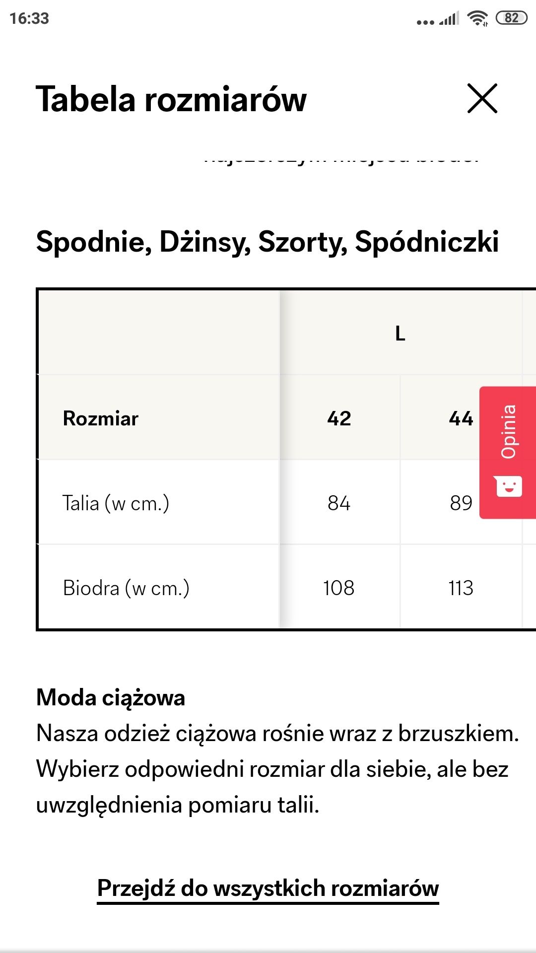 Spodnie ciążowe dżinsowe