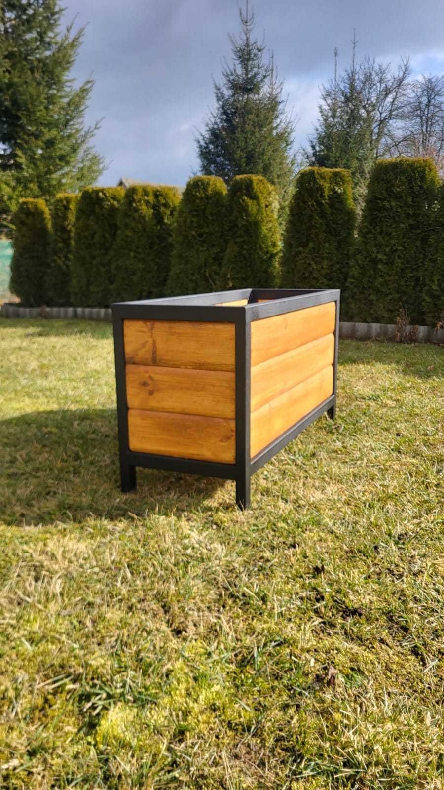 Donica ogrodowa LOFT BLACKWOOD