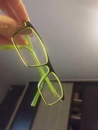 Oprawki okulary dziecięce zielone Solano czarne 4 -5 lat 12cm