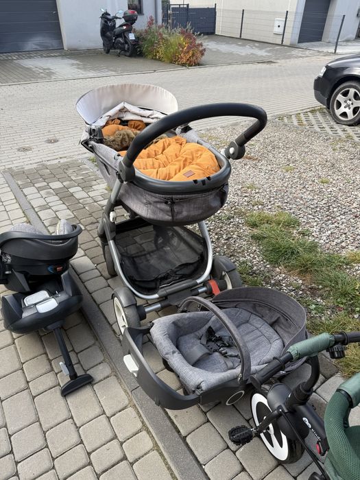 Wózek  3w1 Stokke Trailz 3w1 z fotelikiem i bazą