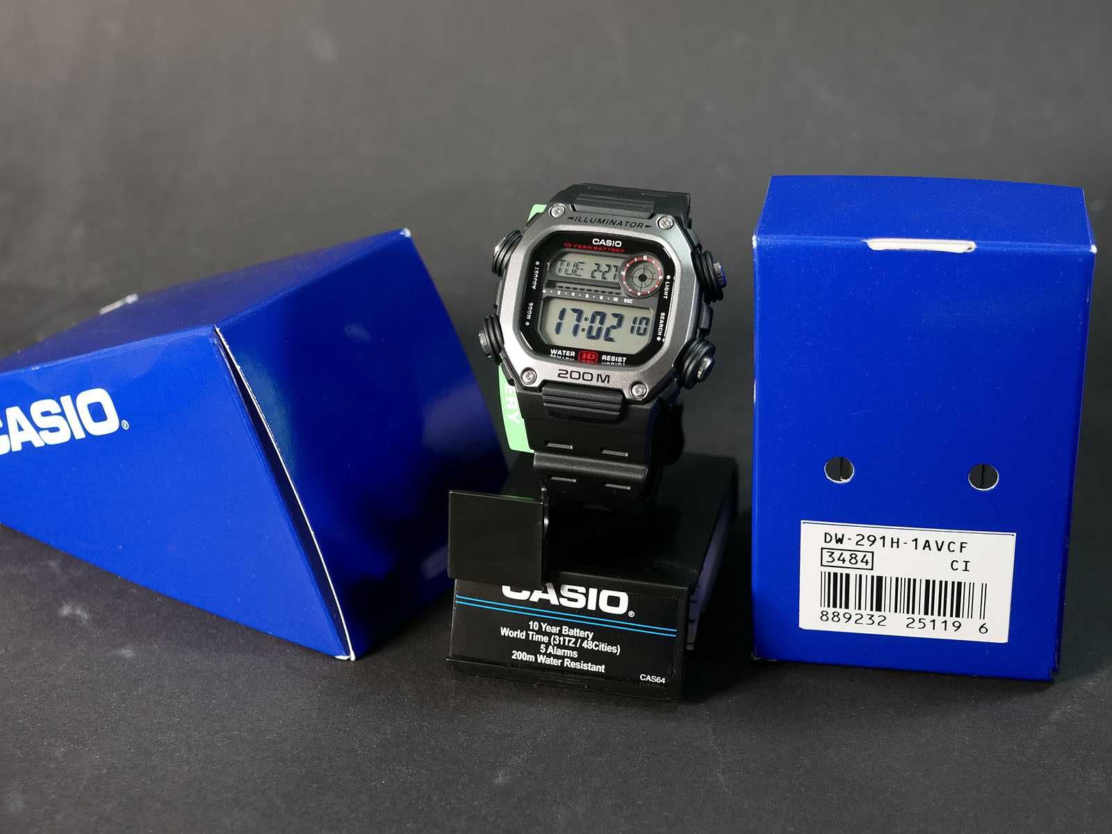 Часы Casio DW-291H-1AV Новые, с коробкой