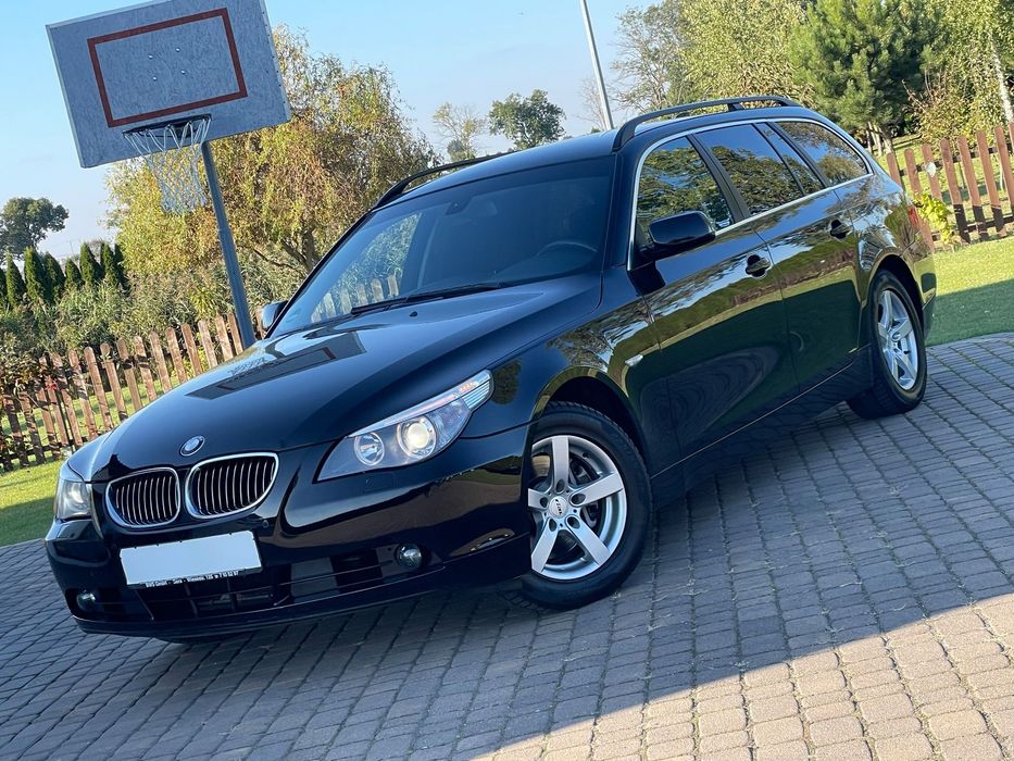 BMW Seria 5 NIEMIEC 2x Parktronik Grz. fotele  Navi  Alufelgi 17 Bi Xenon