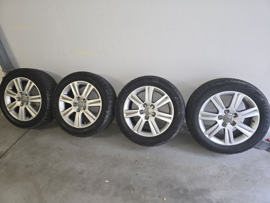 Opony felgi originalne audi opony zimowe 17 5*112