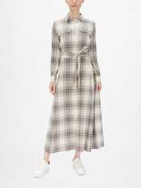 Polo Ralph Lauren klasyczna sukienka  koszulowa krata 40 L