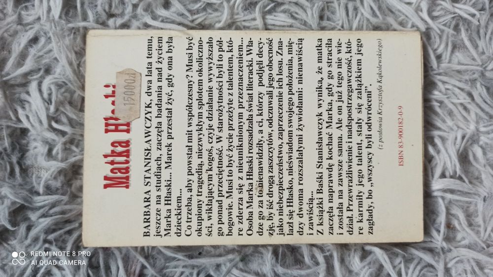 Książka Matka Hłaski - B. Stanisławczyk