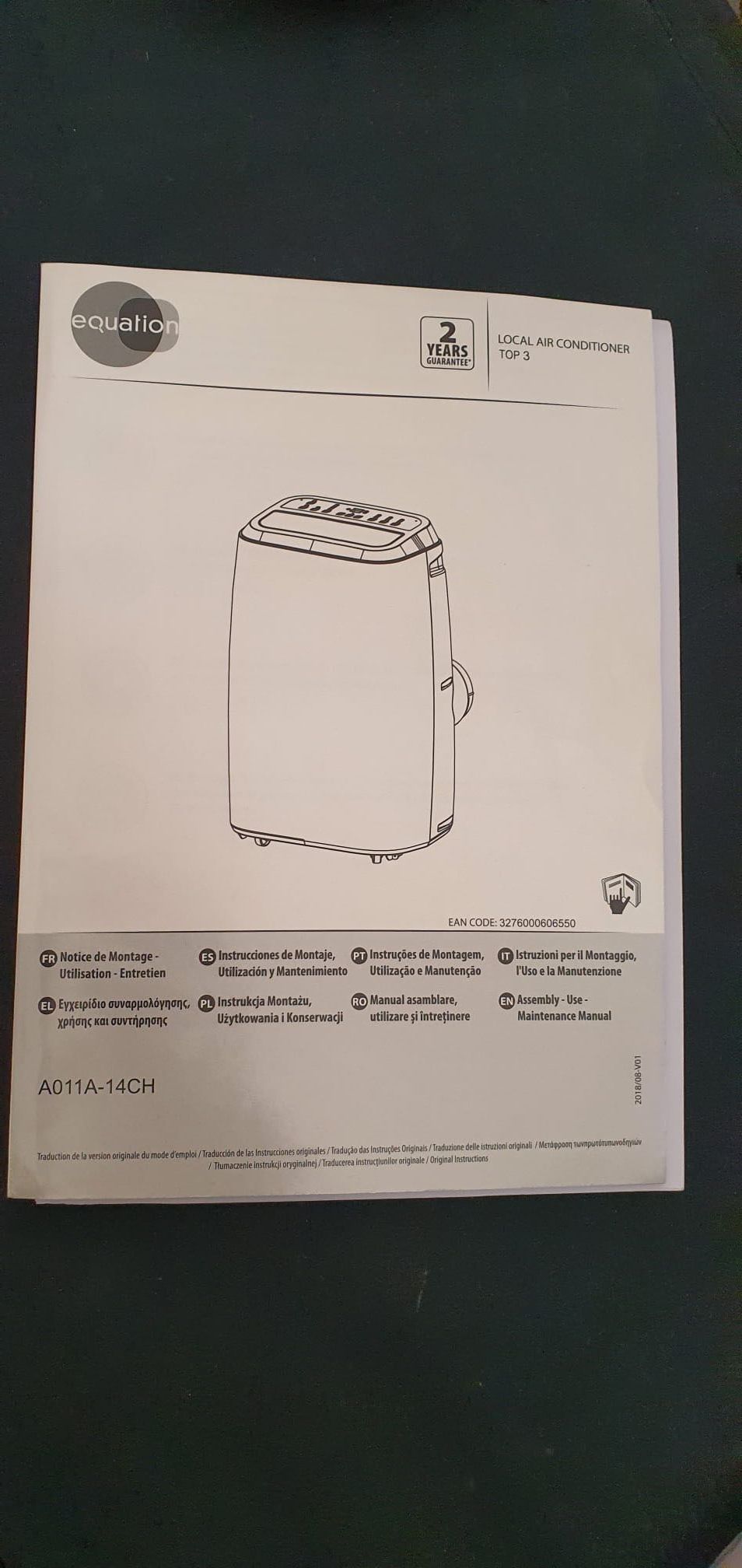 Ar condicionado portátil EQUATION 14000 BTU