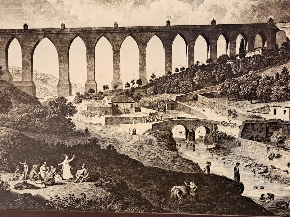 Quadro com moldura antiga