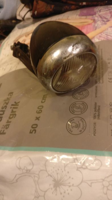 Zabytkowa lampa rowerowa Boscha