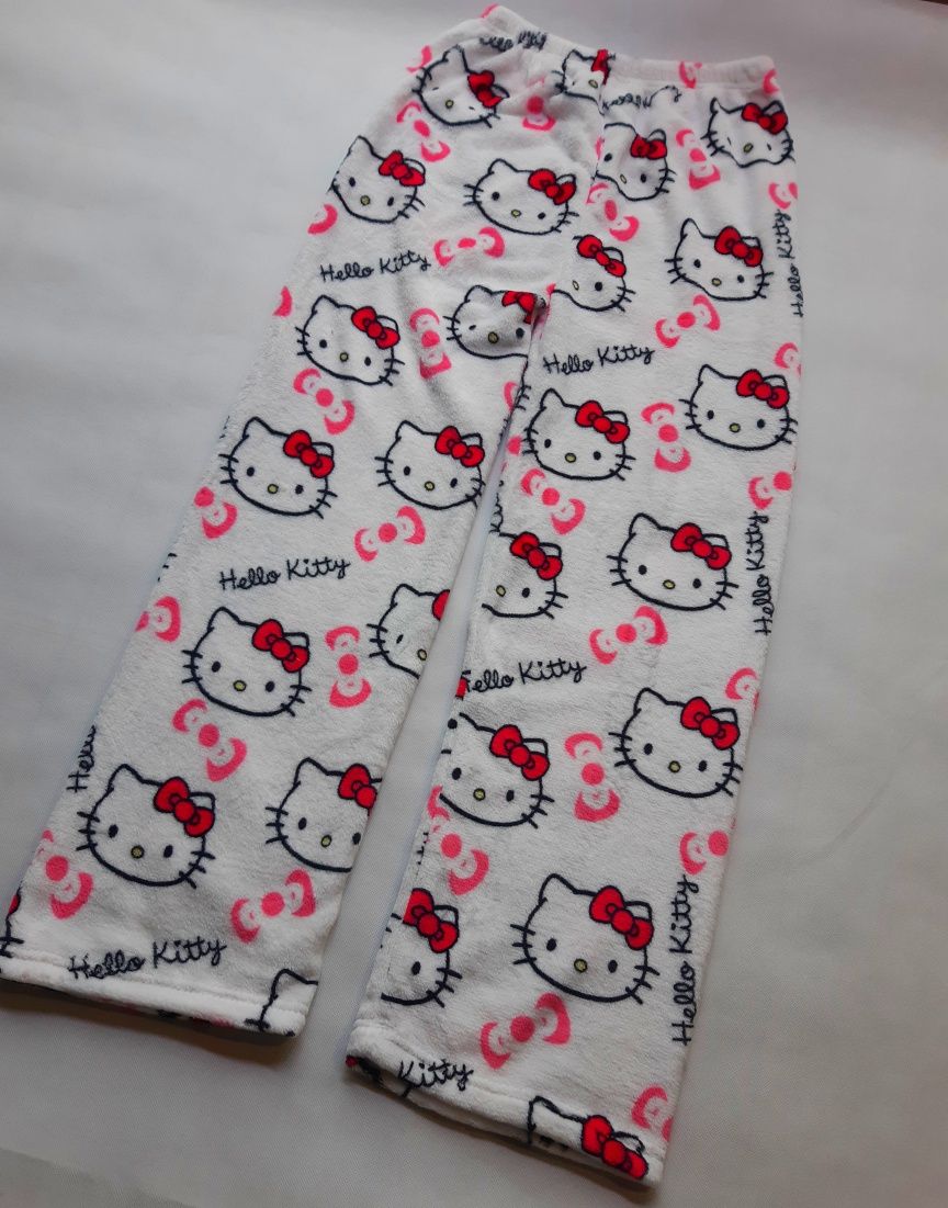 Nowe spodnie Hello Kitty pluszowe (różne kolory)