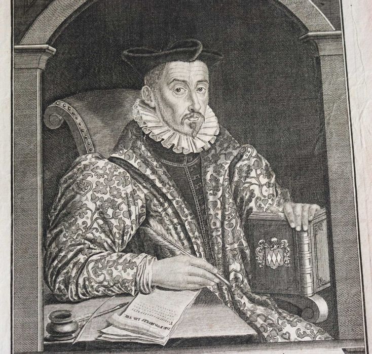 Barnabé Brisson advogado francês gravura em cobre 1730