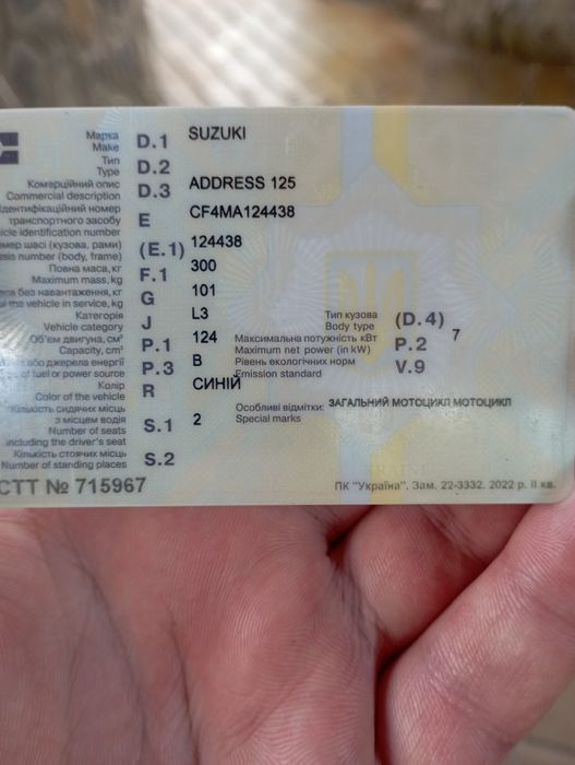 Продам Suzuki address 125s