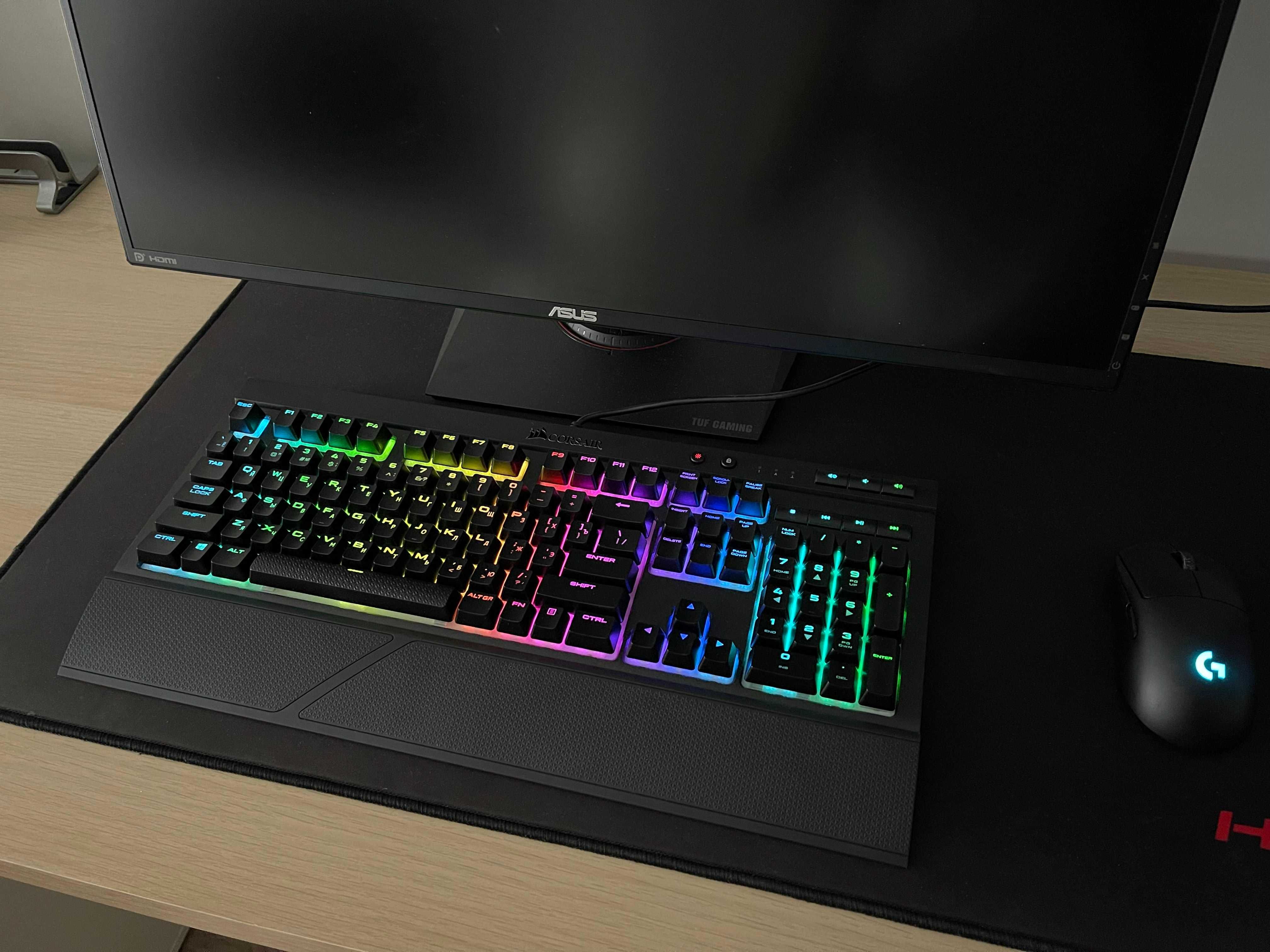 Klawiatura mechaniczna Corsair K68 RGB Cherry MX Red + RU rosyjska рус