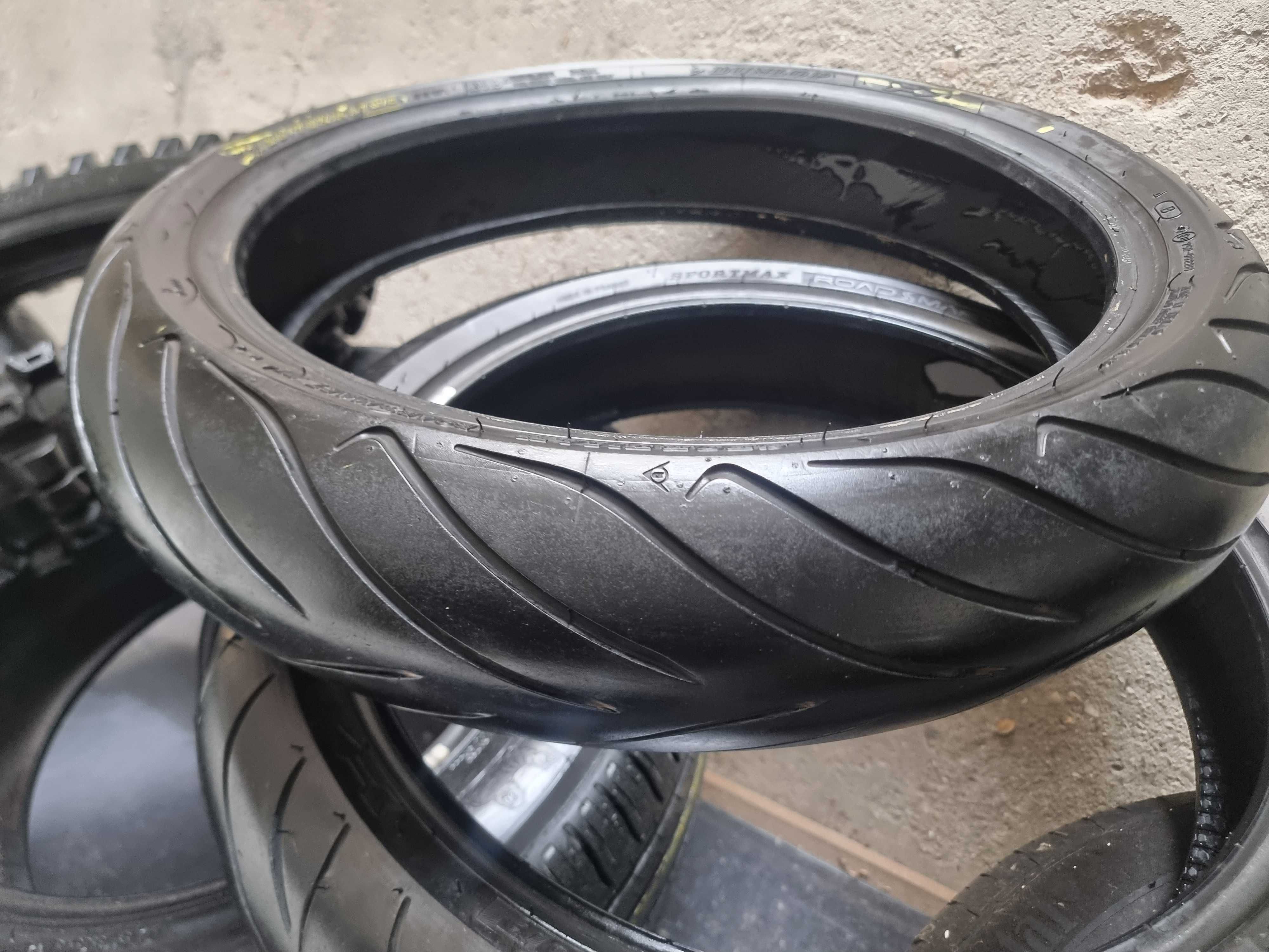 Pneus 120/70 17 como novos a ótimo preço