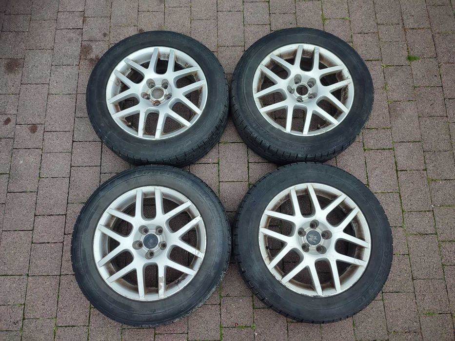 Felgi BBS 16 cali 5x100 VW Audi Seat Skoda Opony Zimowe 205/55R16
