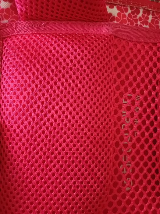 Plecak dziewczęcy szkolny 22l Beckmann różowy Worek kapcie lunchbox