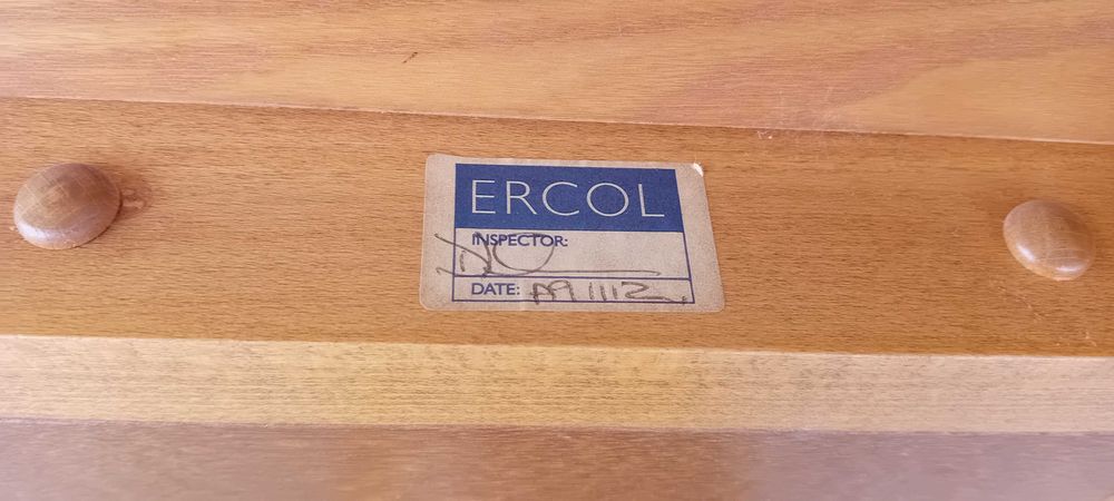 BAIXA de preço! Mesa de apoio em carvalho da marca inglesa ERCOL!