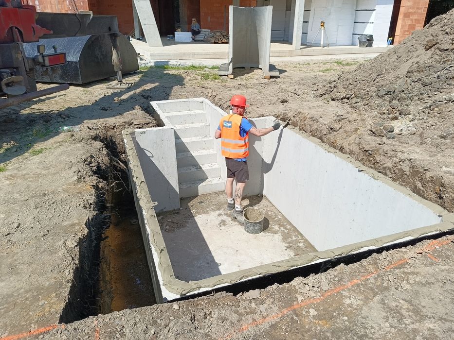 Piwnica betonowa piwniczka ze schodami Premium produkcja ŚLĄSK szambo