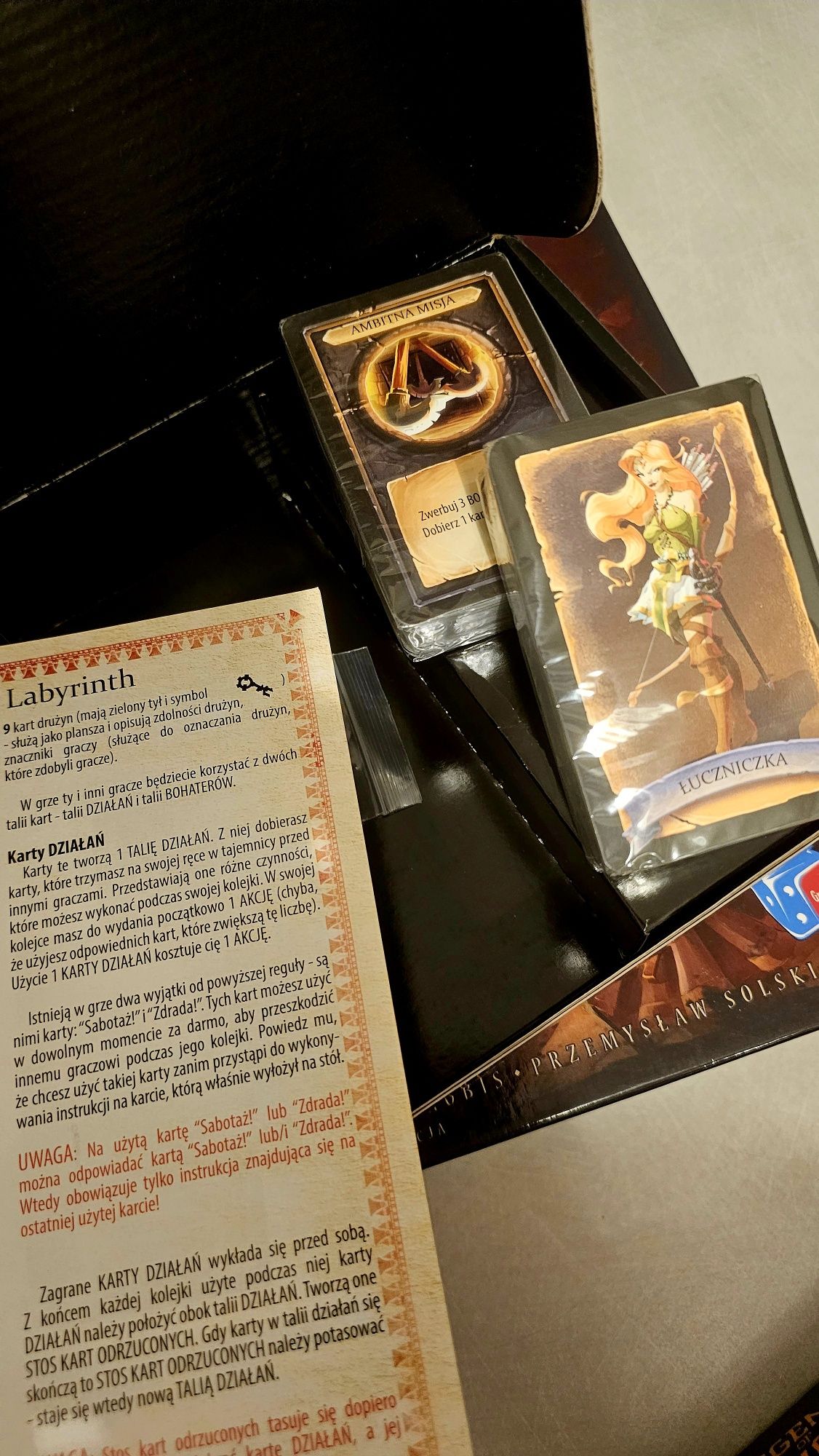 Gra planszowa Labyrinth plus dodatek