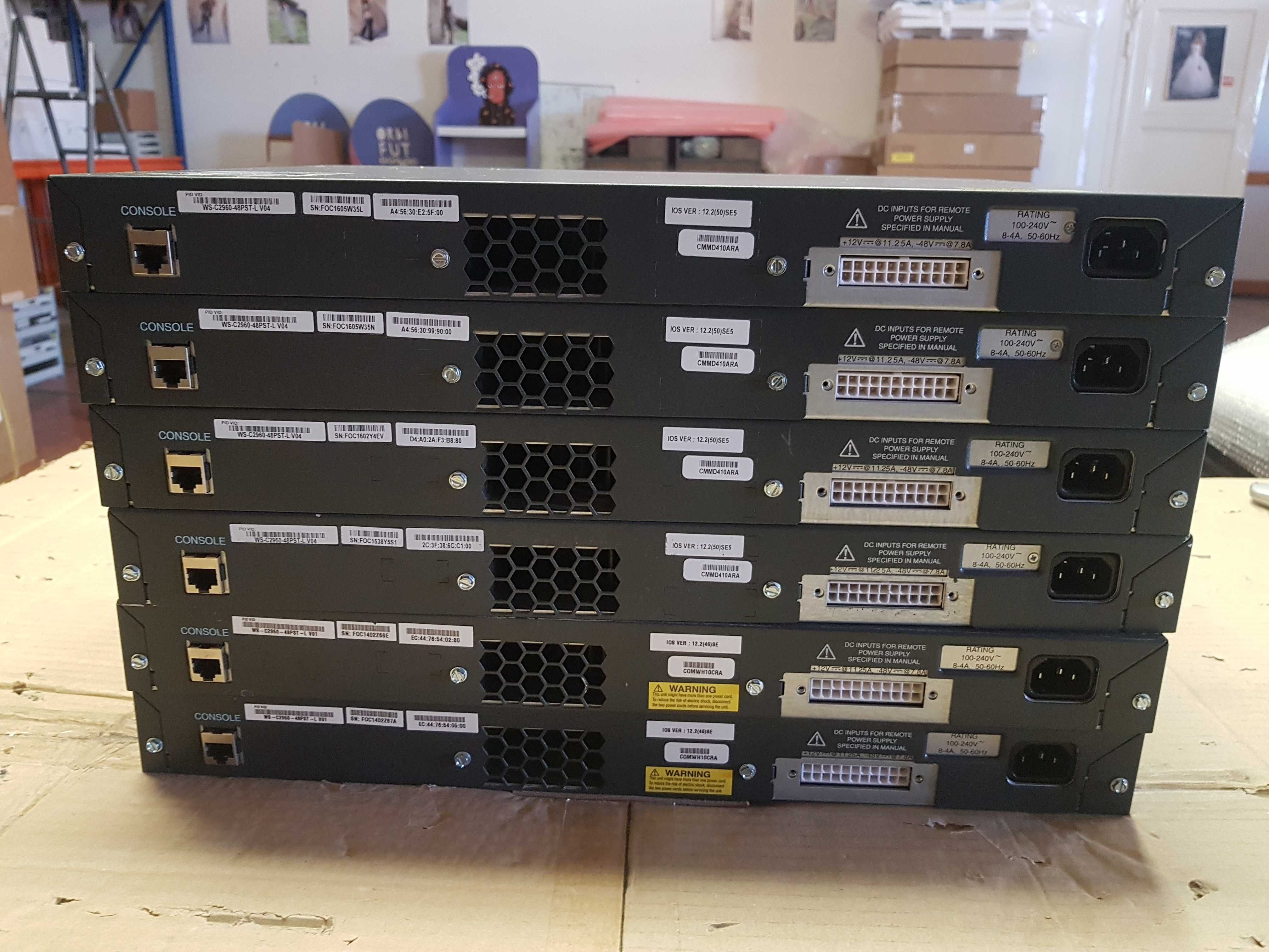 Комутатор Cisco WS-C2960-48PST-L