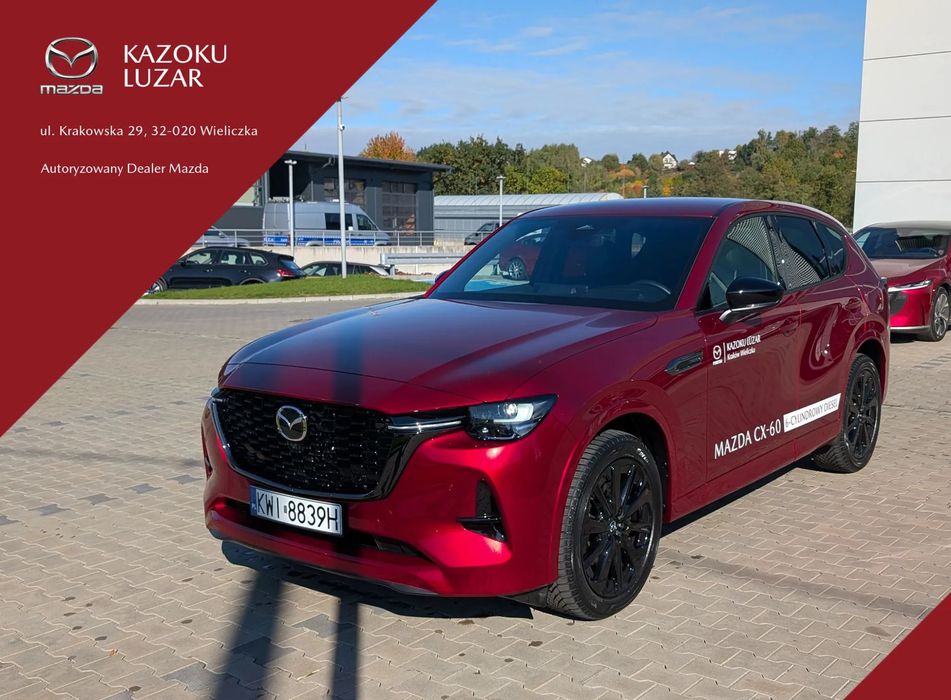 Mazda CX-60 faktura vat, możliwość leasingu, pierwszy właściciel, 4x4, awd