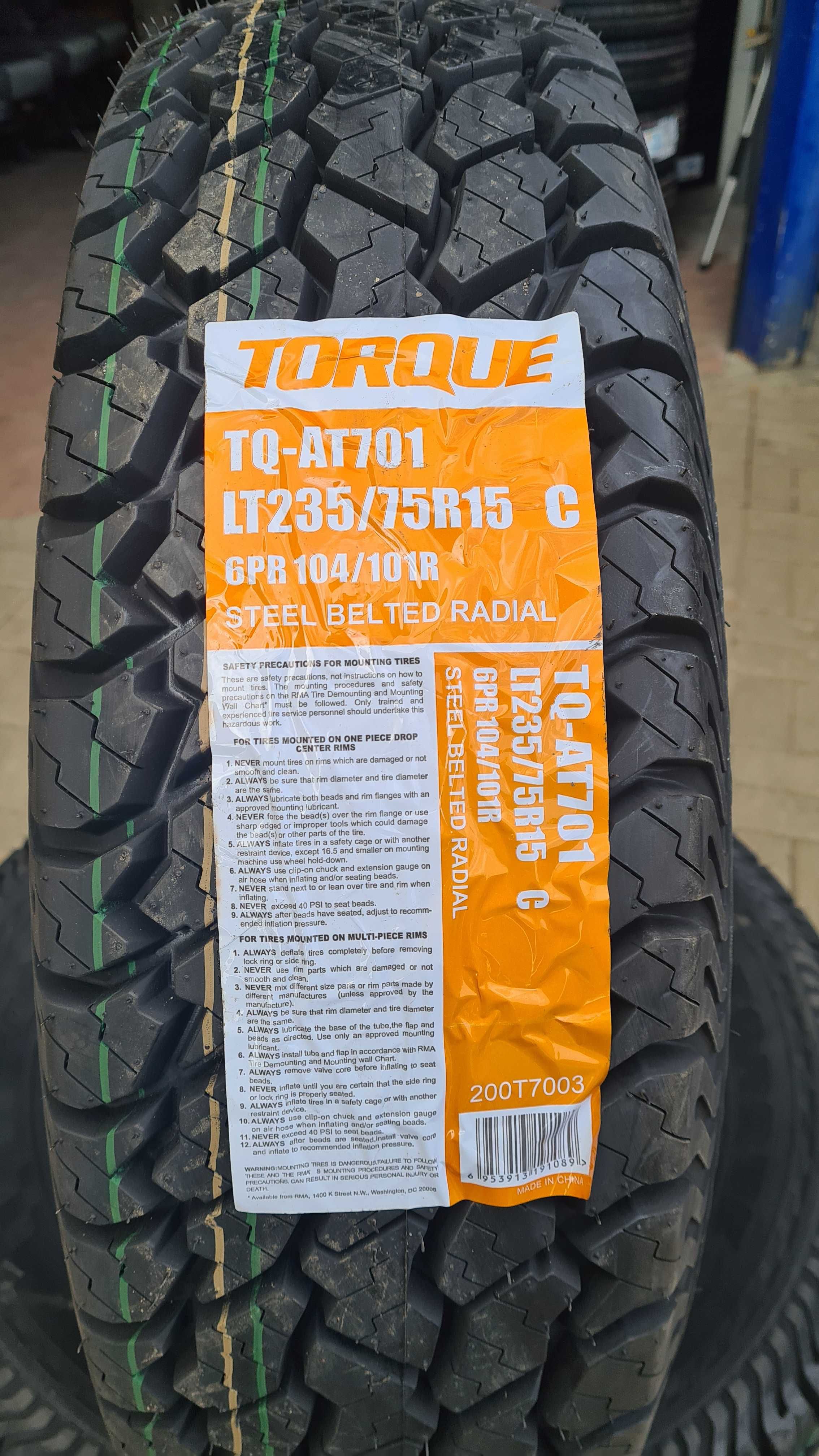 Opona Terenowa 235/75R15 Mirage Torque MR TQ-AT701 A/T 4x4