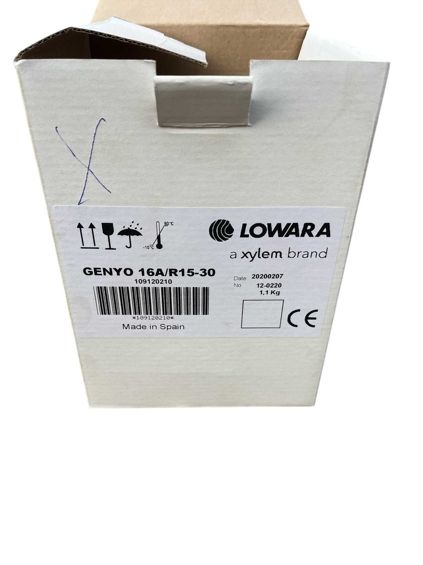 Wyłącznik ciśnieniowy GENYO LOWARA 16A/R15-30, 10000L/h,  10bar, Nowy