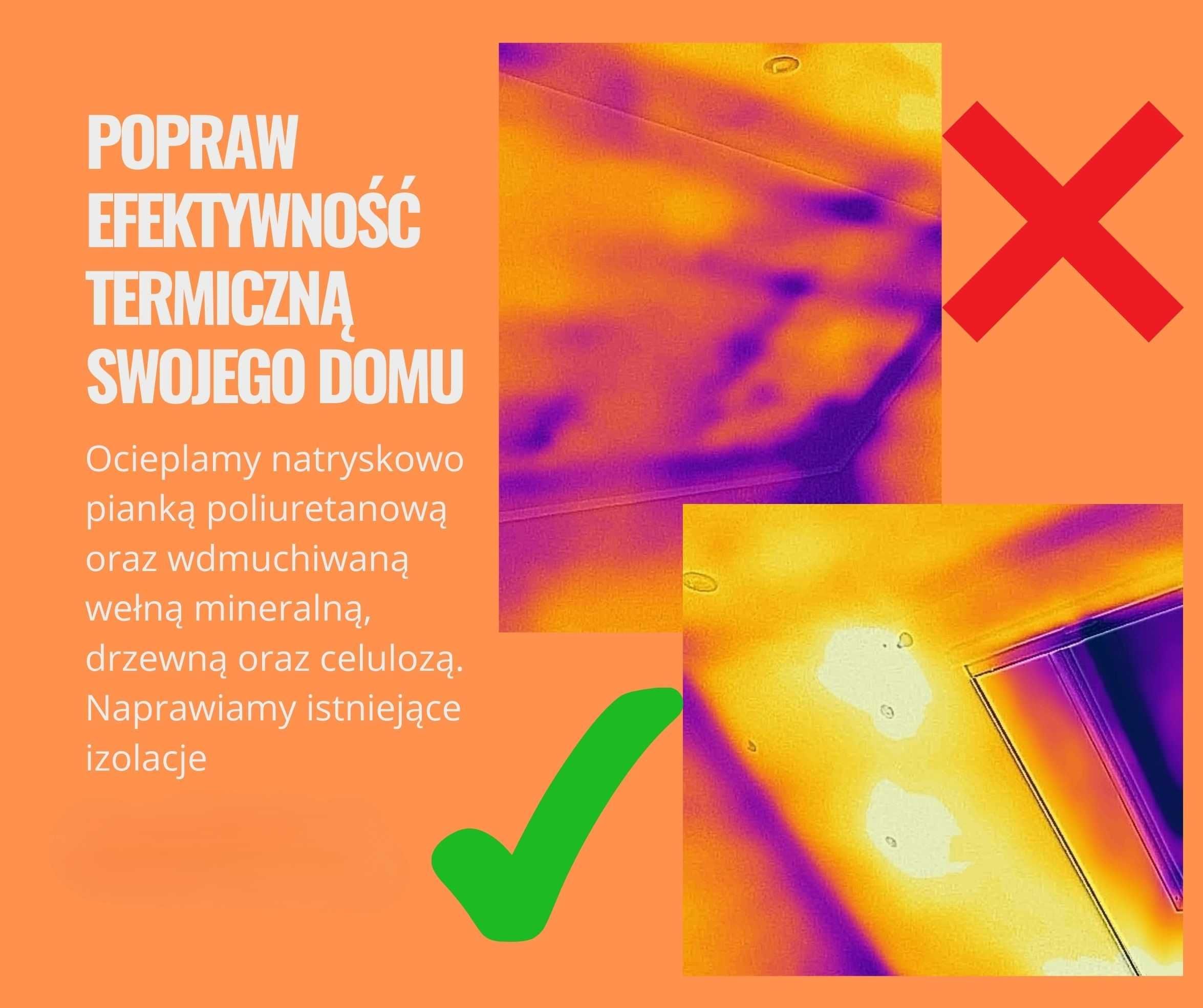 Ocieplenia wełną, celulozą, naprawa izolacji poddasza