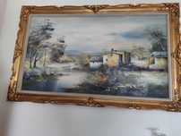 Quadros de pintura em tela