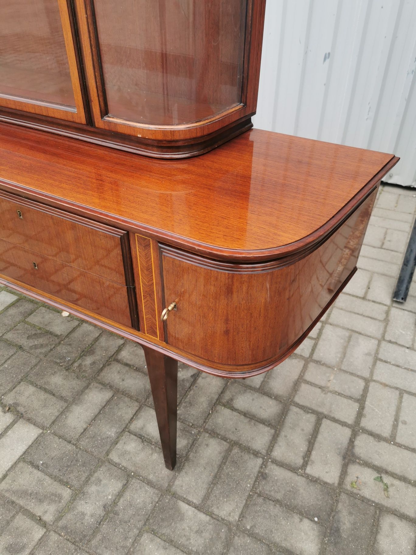 Witryna ART DECO Wk Mobel Hellerau ok 1930 rok