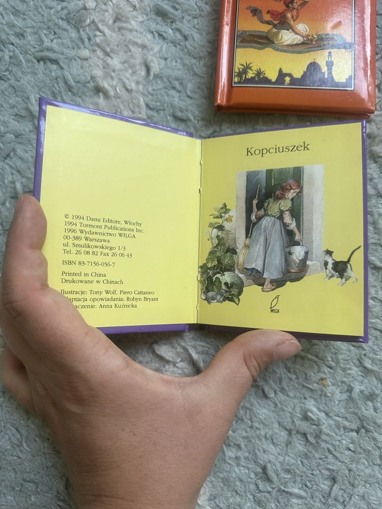 Mini książeczki książki  z bajkami lata 90