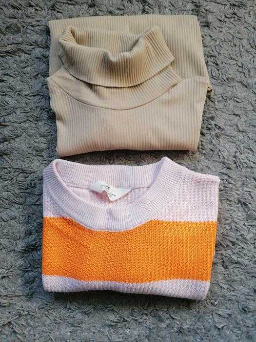 Dwa swtereki dziewczęce, H&M, Coccodrillo, 164 cm / 14 lat