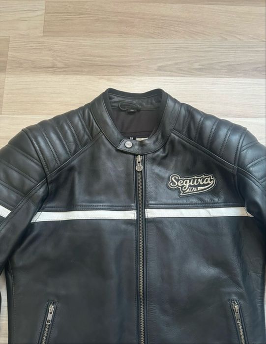 Blusão de Moto em Couro Segura