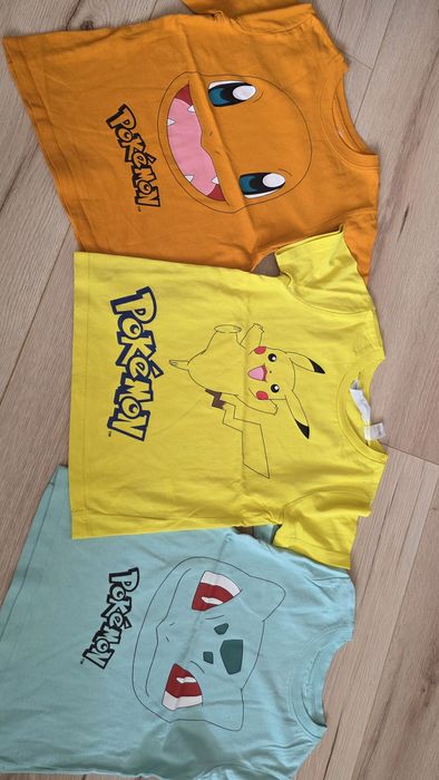 Bluzka bluzeczka koszulka h&m r.98/104 Pokemon Pikachu