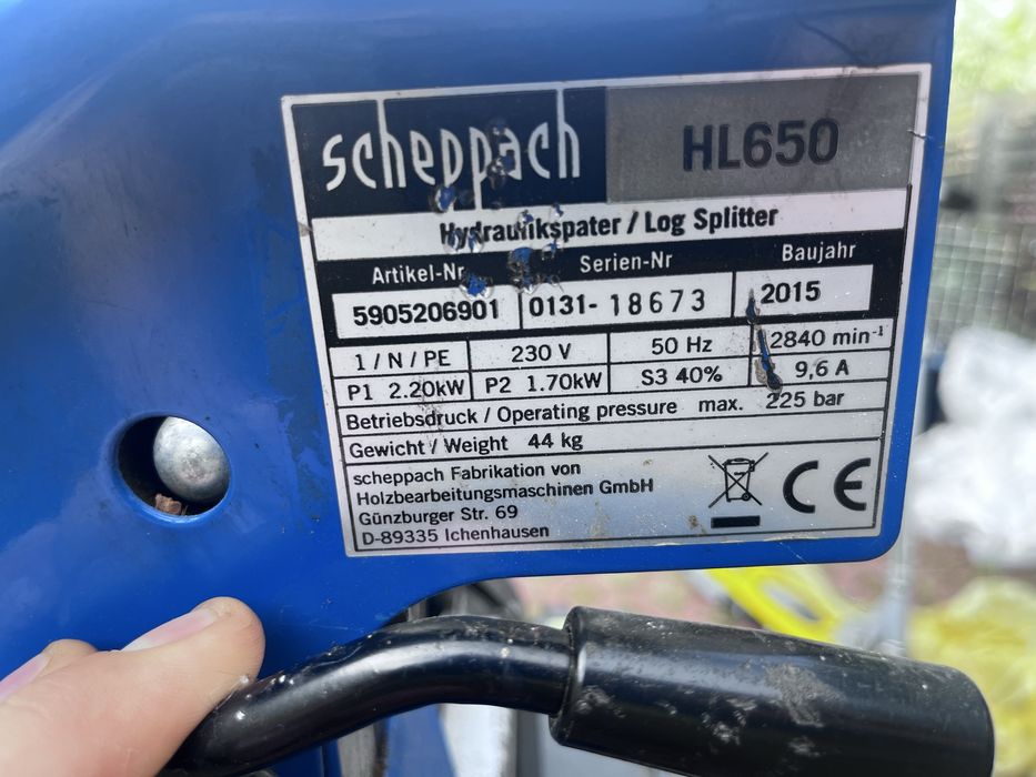 Łuparka do drewna Shcheppach HL650
