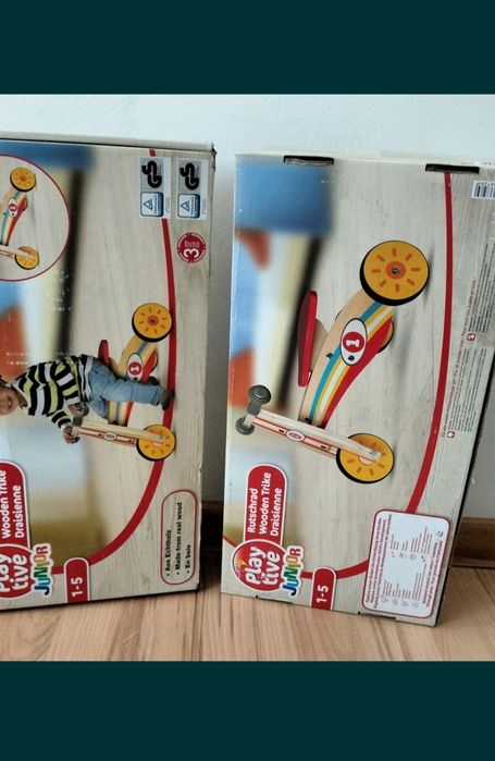 Rowerek / Rower biegowy z drewna Playtive